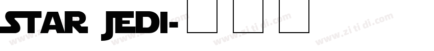 Star Jedi字体转换